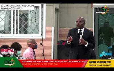 Térence Adrien TOCKE : « Plus de 100 000 contribuables peuvent déclarer leurs impôts en ligne » [🔴Live streaming By ICT Media]
