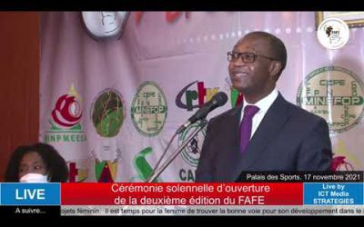 Achille Bassilekin III :« Le FAFE est un important moment de rencontre entre les femmes d’Afrique  » [🔴Live streaming By ICT Media]