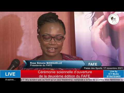 Rose Simone MANGUELE :« Le FAFE pour amener chaque femme à jouer son rôle de leader dans la société» [🔴Live streaming By ICT Media]