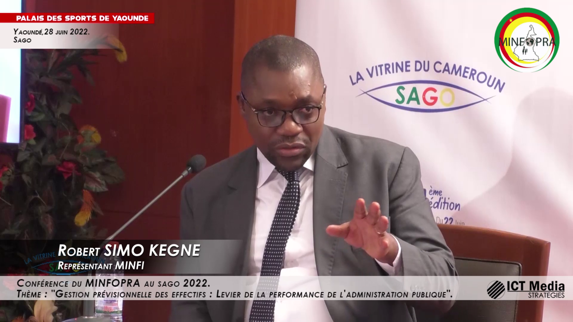 Robert SIMO KEGNE [Minfi] : «La taille des effectifs des enseignants est passée de 23 000 à 99 000» [🔴Live streaming By ICT Media]