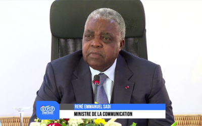 René Emmanuel Sadi : « Nous faisons un plaidoyer pour que l’enveloppe de l’aide publique à la presse soit relevée à la hausse» [Vidéo live]