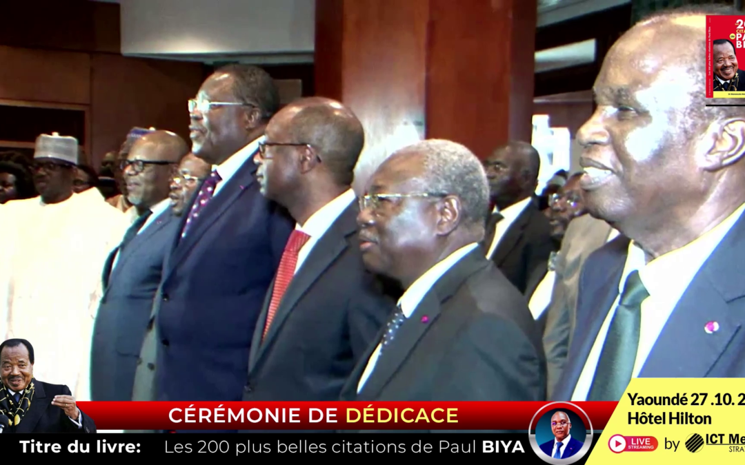 Les ministres présents à la dédicace du livre du Dr Manaouda Malachie: « Les 200 plus belles citations de Paul Biya » [🔴Live streaming By ICT Media]