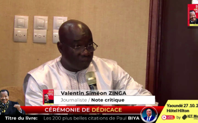 « Les 200 plus belles citations de Paul Biya » : La note critique de Valentin Siméon ZINGA [🔴Live streaming By ICT Media]