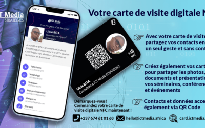 Cameroun : La carte de visite digitale NFC d’ICT Media STRATEGIES, bijou de Promote 2024