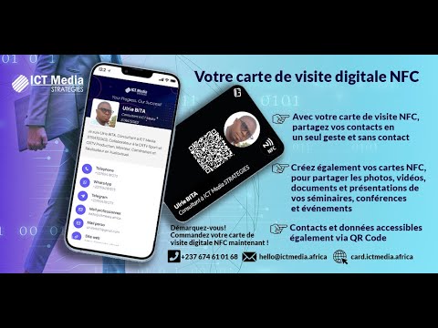 oubliez-les-cartes-de-visite-traditionnelles:-adoptez-les-cartes-de-visite-digitales-nfc-d’ict-media-[live-streaming-by-ict-media]