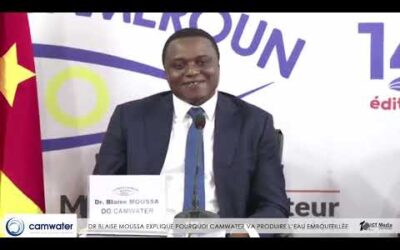 Dr Blaise Moussa : « Camwater va commercialiser l’eau embouteillée et pourquoi pas des glaçons aussi » [🔴Live streaming By ICT Media]