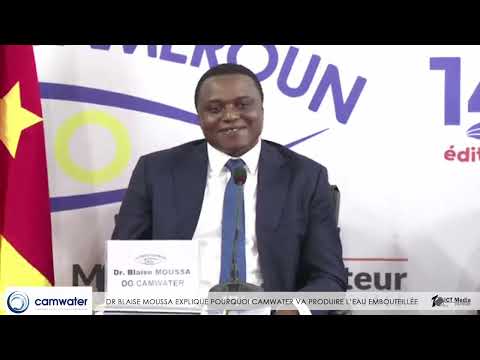 Dr Blaise Moussa : « Camwater va commercialiser l’eau embouteillée et pourquoi pas des glaçons aussi » [🔴Live streaming By ICT Media]