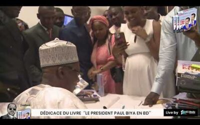 DÉDICACE du livre « Le Président Paul Biya en BD » du Dr Manaouda Malachie [🔴Live streaming By ICT Media]