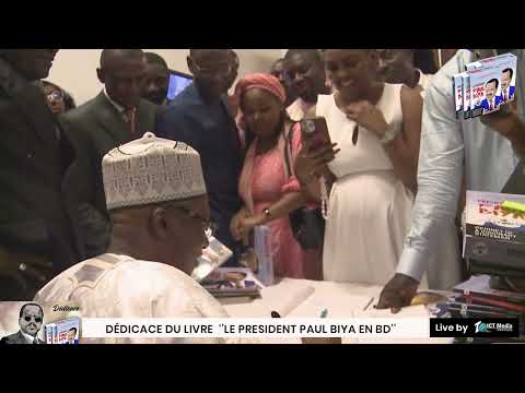 DÉDICACE du livre « Le Président Paul Biya en BD » du Dr Manaouda Malachie [🔴Live streaming By ICT Media]